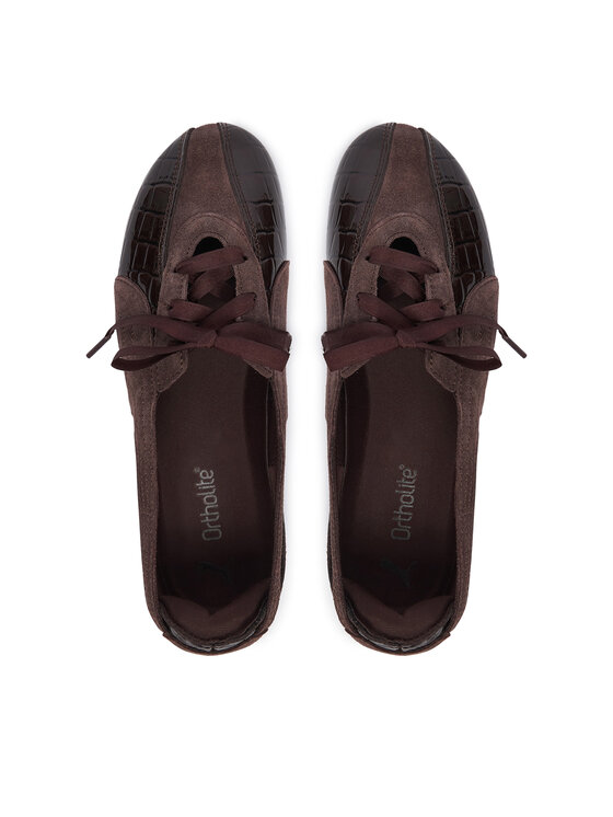 Puma Baleríny Puma Speedcat Ballet Nova Croc 40881301 Hnědá