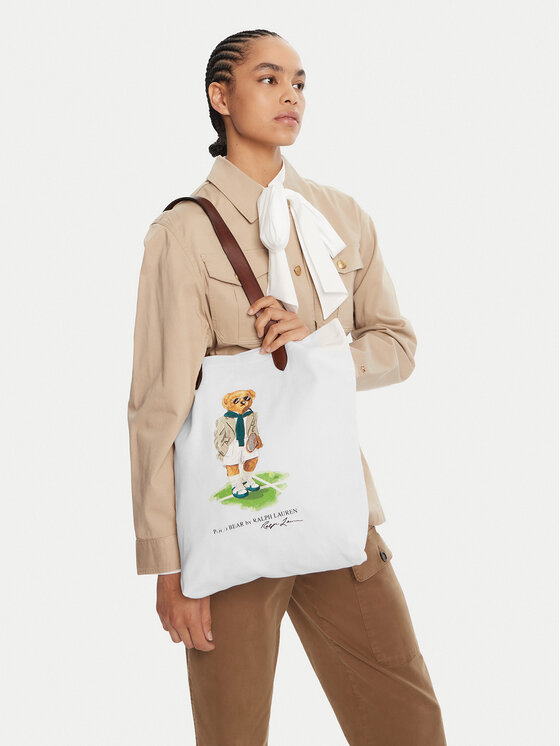 Polo Ralph Lauren Kabelka Polo Ralph Lauren 405970414001 Biela