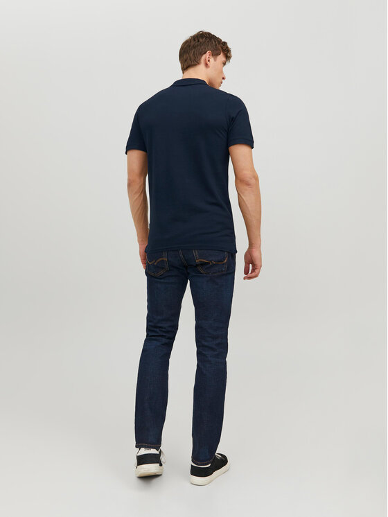 Jack & Jones Jack & Jones Pólóing Basic 12136516 Sötétkék Slim Fit