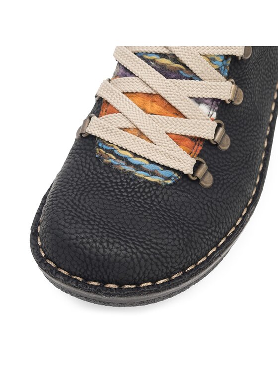 Rieker Botines planos Rieker 73343-00 Negro