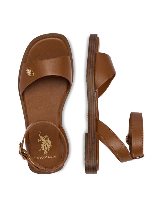 U.S. Polo Assn. Босоніжки U.S. Polo Assn. EO-MARINA001W/6Y1 Коричневий