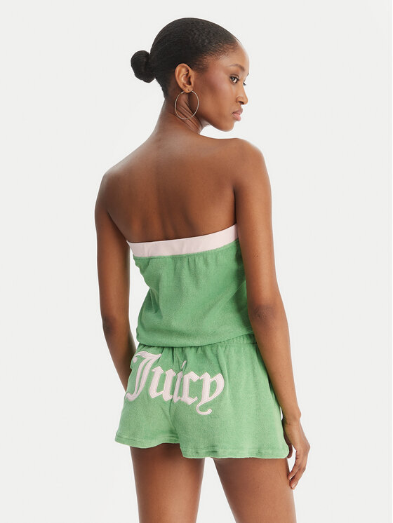Juicy Couture Juicy Couture Mono Applique Terry JCWFP126316 Verde Regular Fit