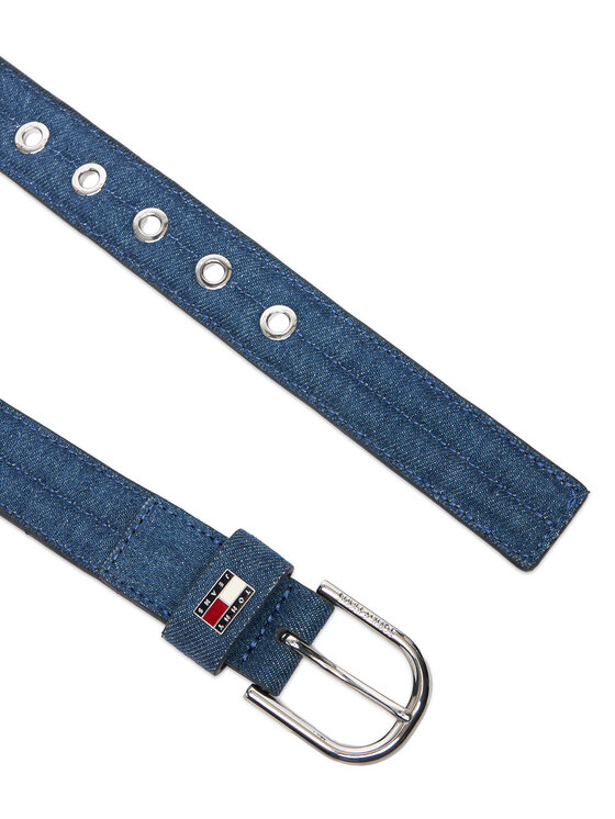 Tommy Jeans Curea de Damă Tommy Jeans Denim Cool 3.5 AW0AW18046 Albastru