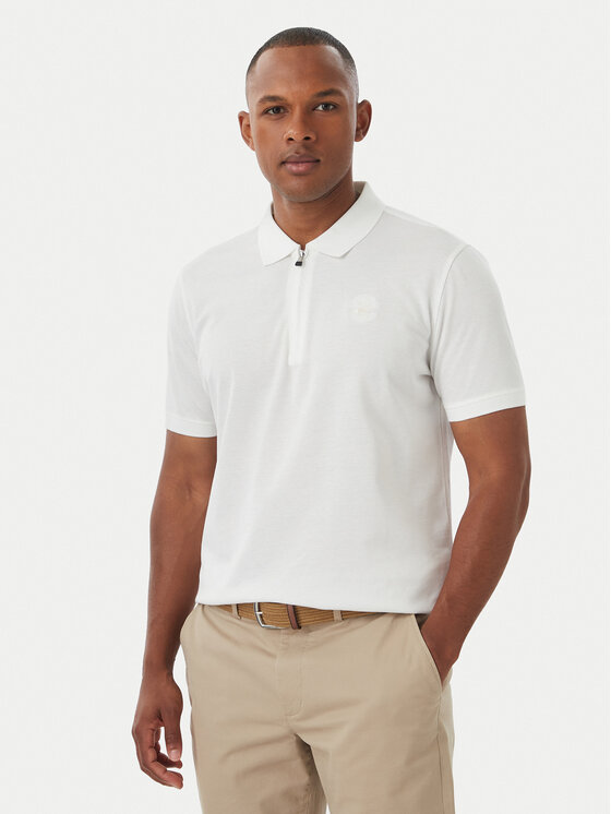 Beverly Hills Polo Club Beverly Hills Polo Club Поло M2734 Білий Regular Fit