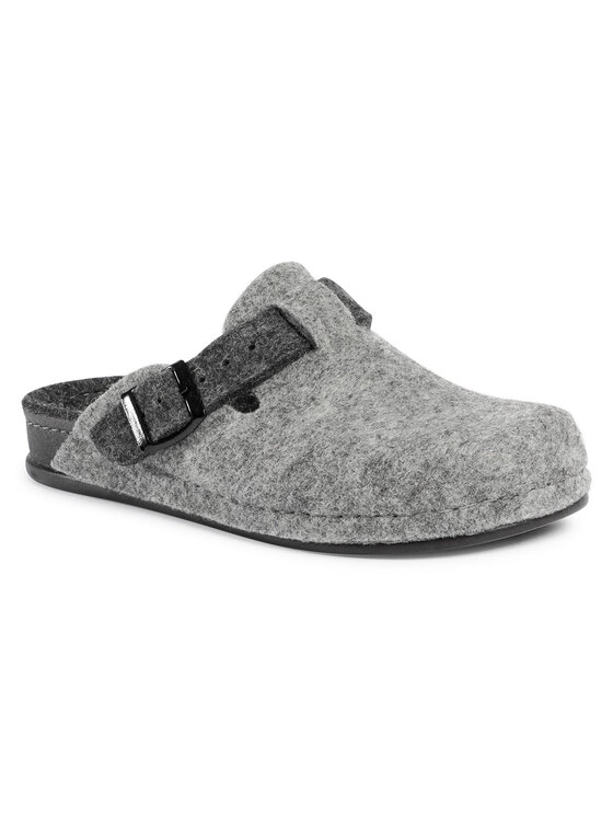 GRUNLAND REPS CI0795 love panna ciabatte donna feltro fibbia