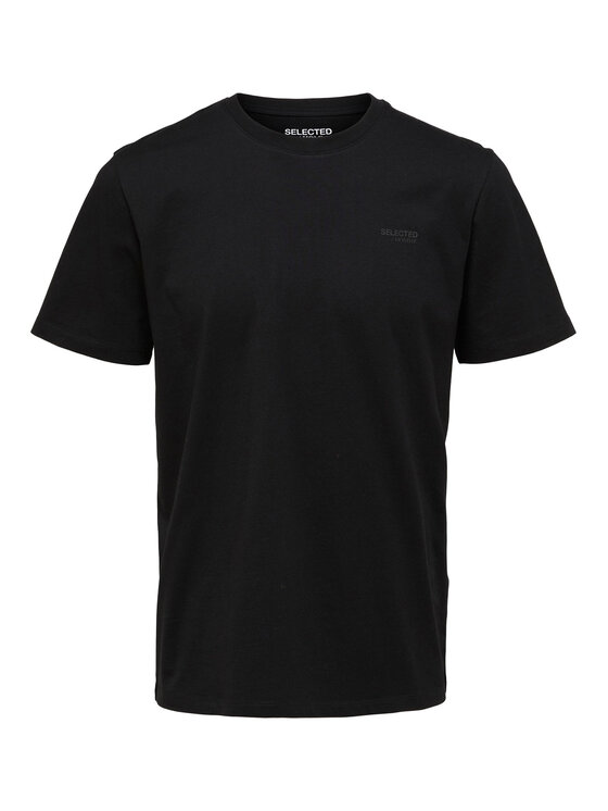 Selected Homme Selected Homme Majica Aspen 16087858 Črna Regular Fit