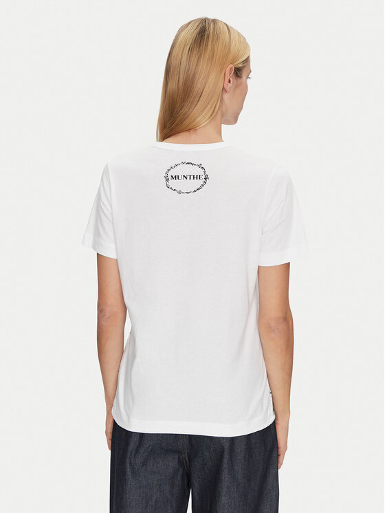 Munthe Munthe Футболка Fedelio 251110025160 Білий Regular Fit