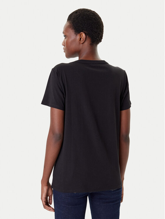 Liu Jo Sport Liu Jo Sport Camiseta TF5280 JS923 Negro Regular Fit