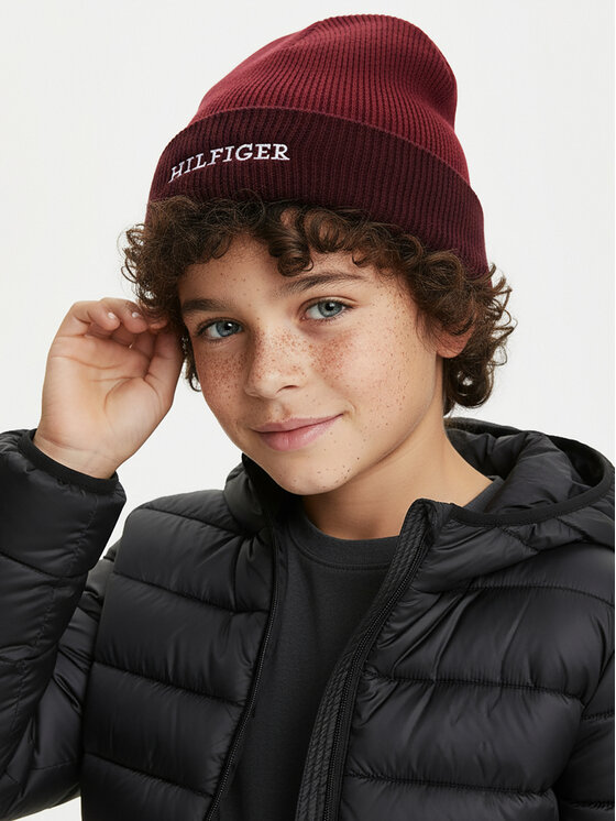 Tommy Hilfiger Шапка Tommy Hilfiger AU0AU01930 Червен