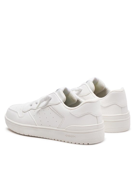 Geox Snīkeri Geox J Washiba Girl J36HXD 054FU C1000 D Balts