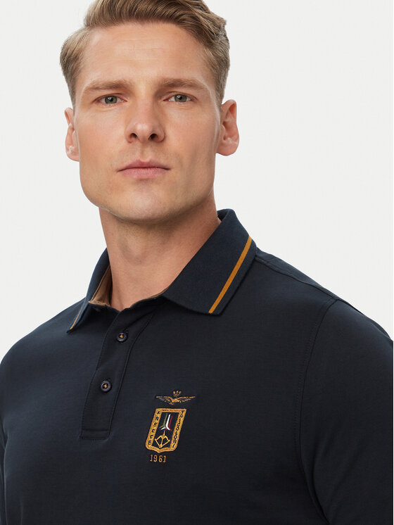 Aeronautica Militare Aeronautica Militare Polo 262PO1940UJ00663 Azul marino Regular Fit