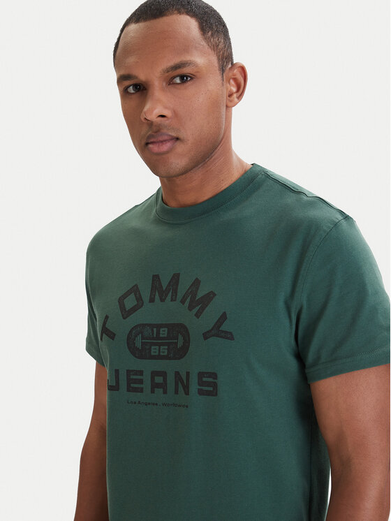 Tommy Jeans Tommy Jeans Camiseta DM0DM22551 Verde Regular Fit