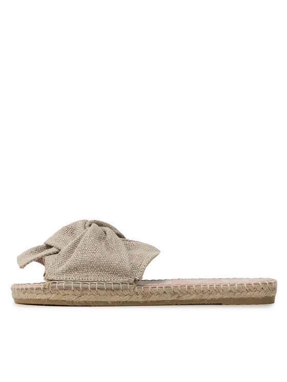 Manebi Еспадрильї Manebi Oragnic Hemp Sandals With Knnot O 7.1 JK Бежевий