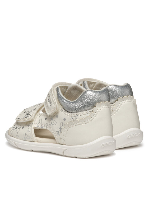 Geox Basutės Geox B Sandal Zapito B556FD 000BC C0007 Balta