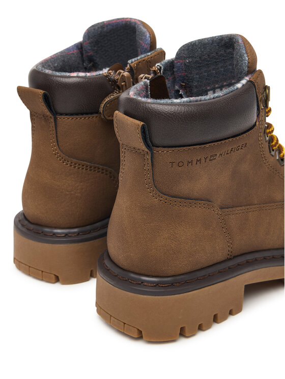 Tommy Hilfiger Botines planos Tommy Hilfiger T3X5-35280-0296A694 M Marrón