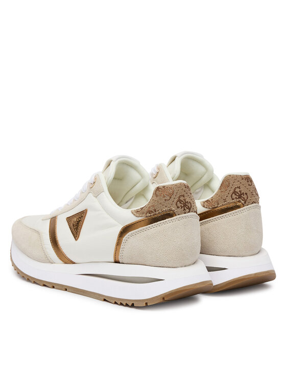 Guess Sportcipők Guess FLPEAG ELE12 Ekru