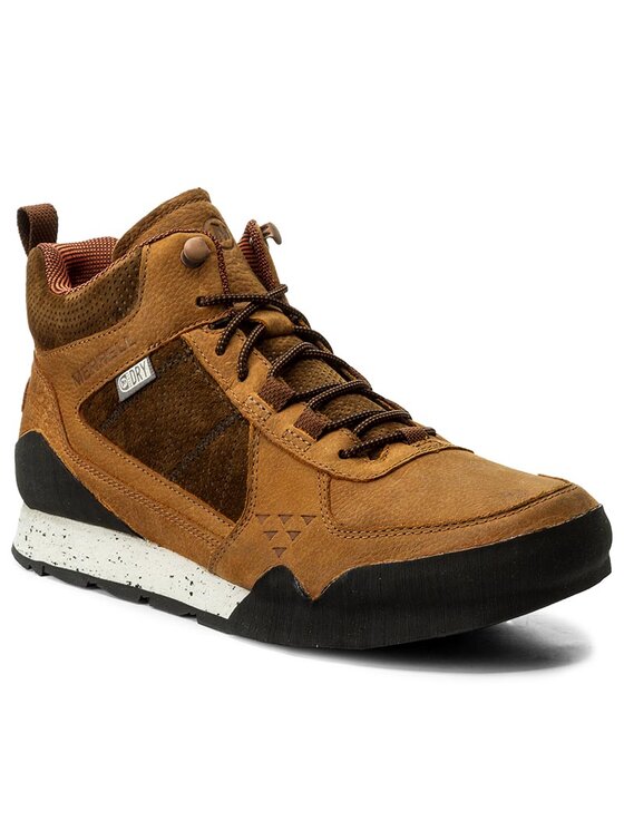 Merrell Pārgājienu apavi Merrell Burnt Rock Mid J91745 Brūns