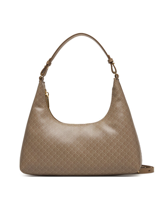 Calvin Klein Bolso Calvin Klein Emblem Aop Conv Shoulder Bag LV04F3298G Beis
