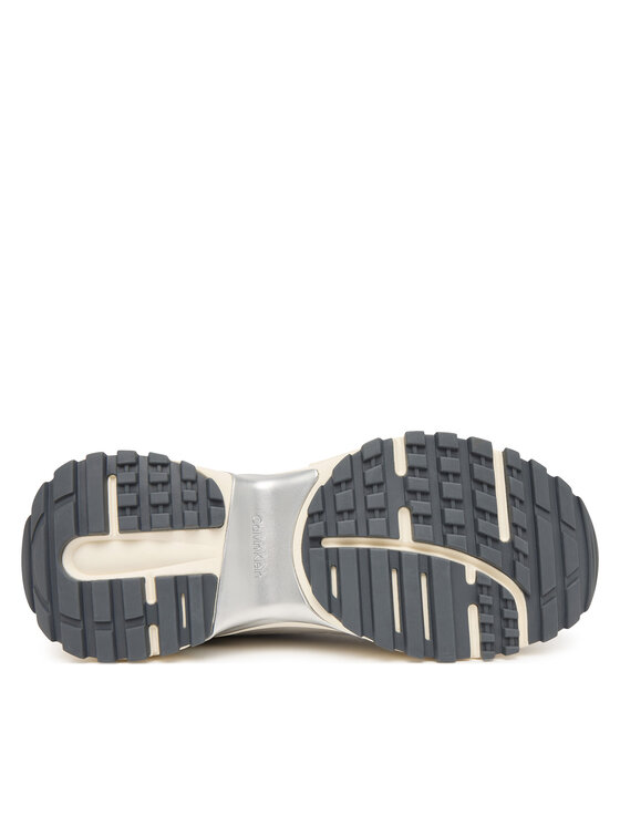 Calvin Klein Sneakersy Calvin Klein Hike Runner Lace Up Techmix YW0YW02030 Beżowy