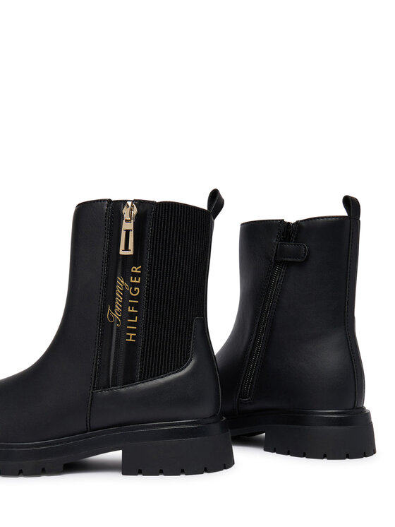 Tommy Hilfiger Členková obuv Tommy Hilfiger Ashlyn T3A5-35161-1355 S Čierna