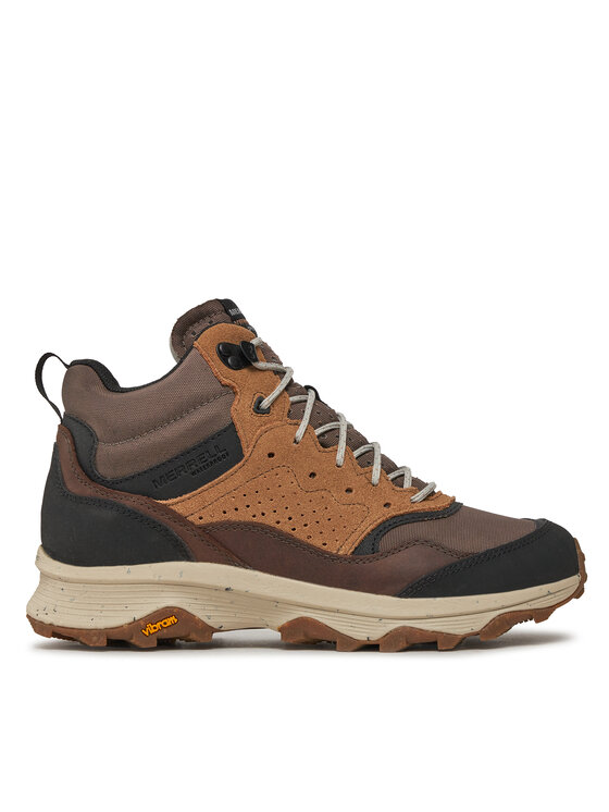 Merrell Trekingová obuv Merrell Speed Solo Mid Wp J004533 Hnedá