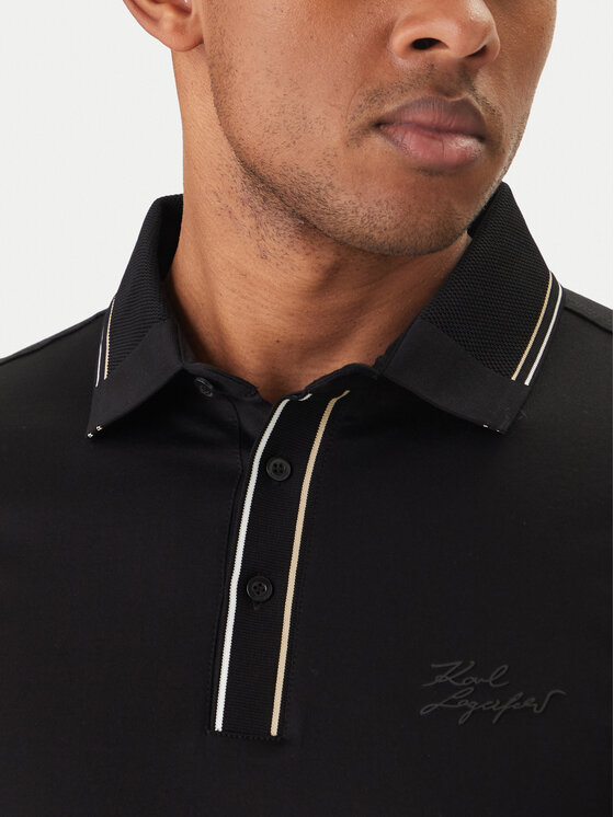 KARL LAGERFELD KARL LAGERFELD Polo 745002 562200 Negro Regular Fit