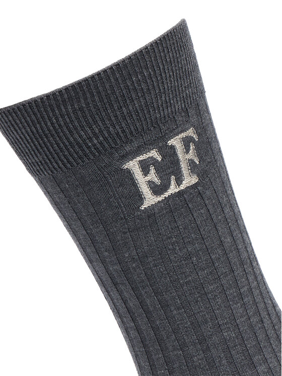 Elisabetta Franchi Dlouhé ponožky Elisabetta Franchi CZ-11A-67E2-V90 Šedá