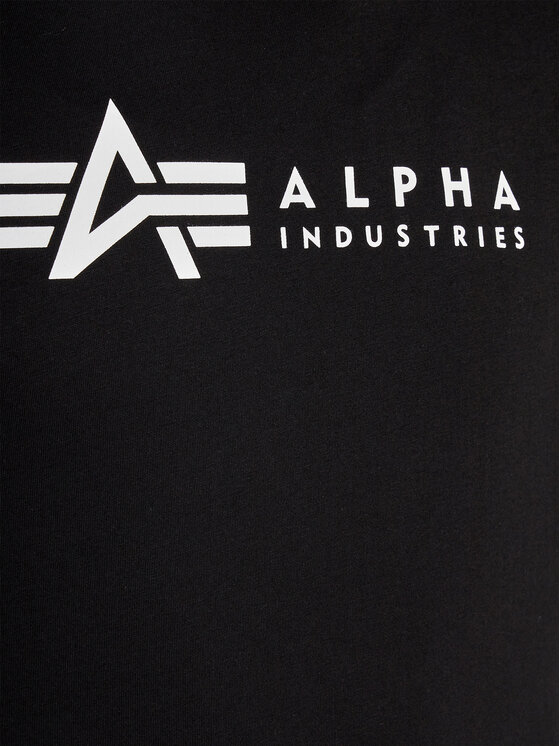 Alpha Industries Alpha Industries Комплект футболок Alpha Label T 118534 Чорний Regular Fit