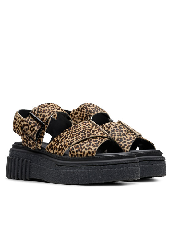 Clarks Босоніжки Clarks Evamar Wish 26182050 Коричневий