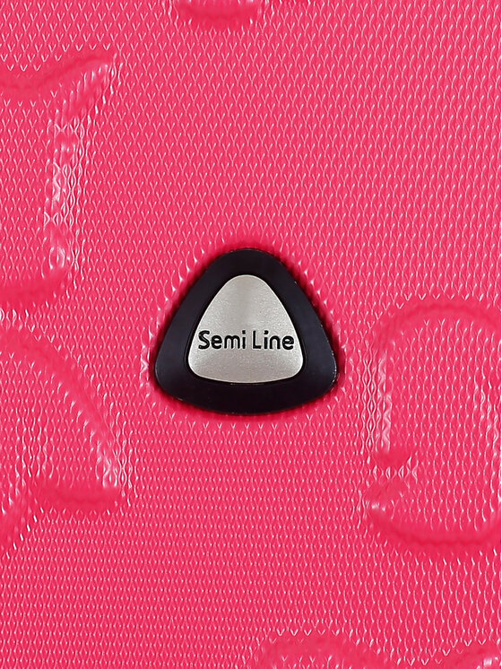 Semi Line Vidējs koferis Semi Line T5700-2 Sarkans