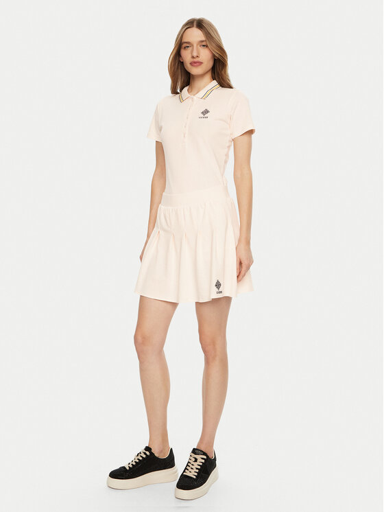 Guess Guess Pólóing V5RP02 KCOK1 Ekru Regular Fit