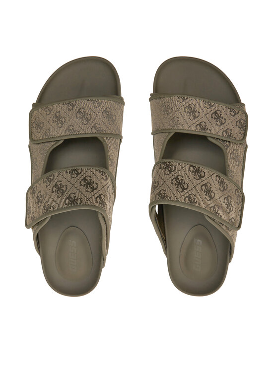Guess Klapki Guess Igea II Jqd 4g FMGIGJ FAL03 Khaki