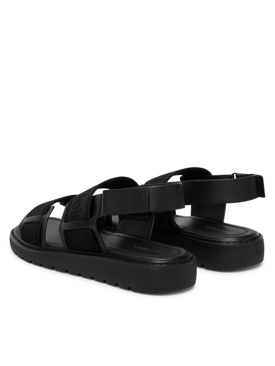 Calvin Klein Sandale Calvin Klein Sq Molded Sandal Webb HW0HW02872 Negru