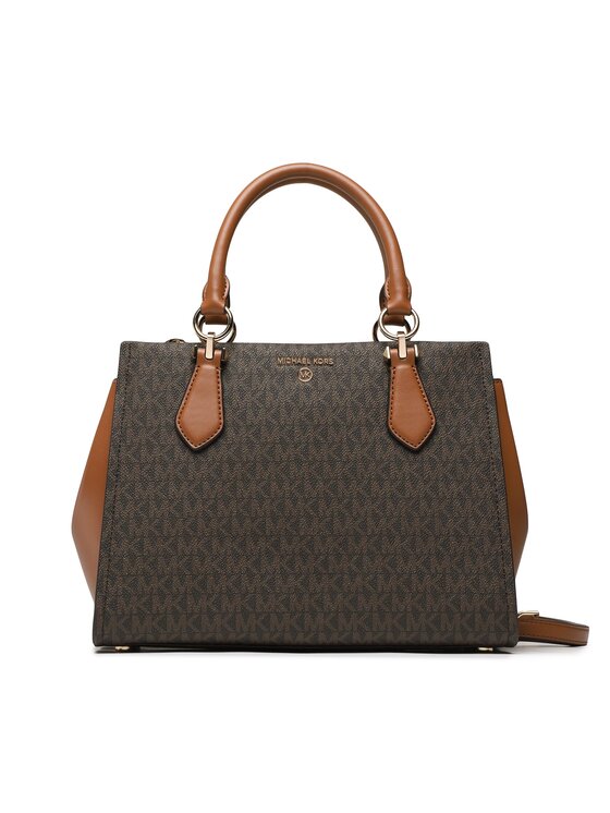 MICHAEL Michael Kors Ročna torba MICHAEL Michael Kors Marilyn 30S2G6AS2B Rjava