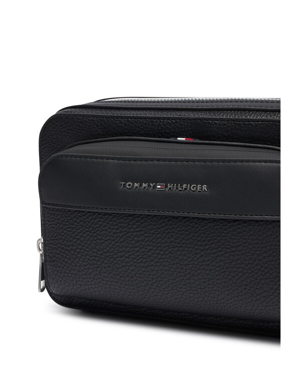 Tommy Hilfiger Мъжка чантичка Tommy Hilfiger Th Central Ew Reporter AM0AM14696 Черен