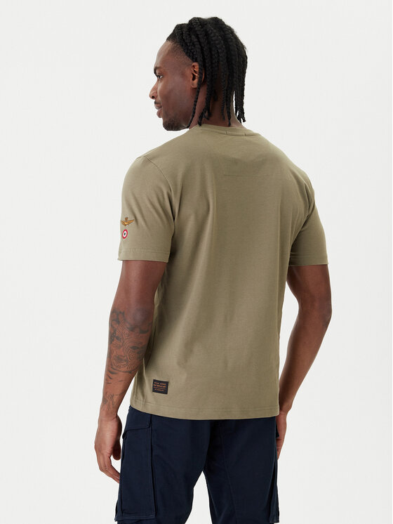 Aeronautica Militare Aeronautica Militare Camiseta 261TS2536UJ00641 Verde Regular Fit