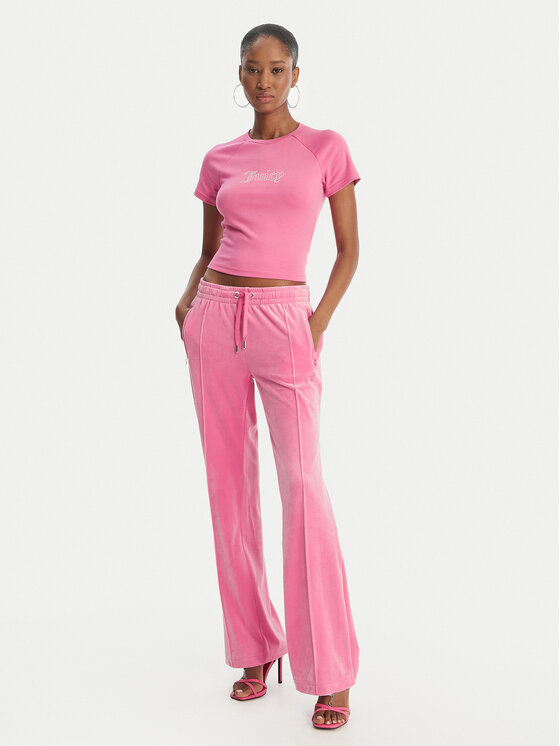 Juicy Couture Juicy Couture Camiseta Baby JCWCT126317 Rosa Slim Fit