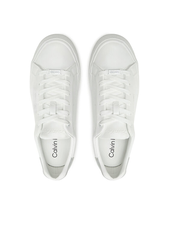 Calvin Klein Tenisice Calvin Klein Vulc Lace Up Texture Fox - Lth HW0HW02439 Bijela