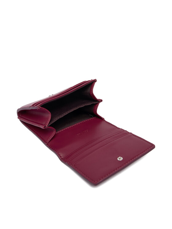 Calvin Klein Maks Calvin Klein Bold Ck Medium Bifold LV04F1047G Bordo