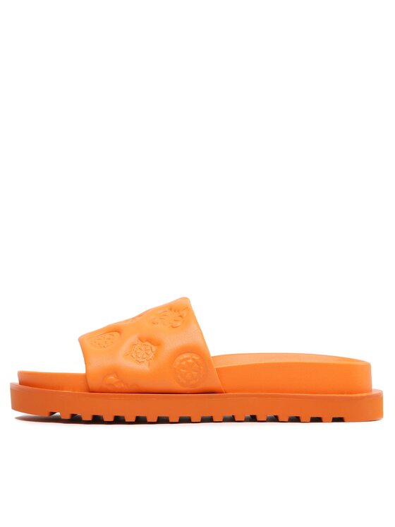 Guess Şlapi Guess Fabetza FL6BZT ELE19 Portocaliu