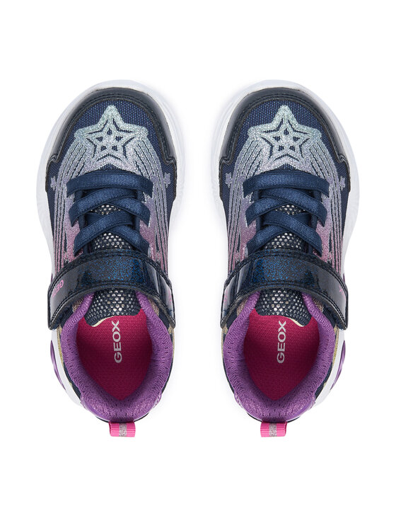 Geox Sneakersy Geox J Assister Girl J56E9B 0ASKN C4269 M Granatowy