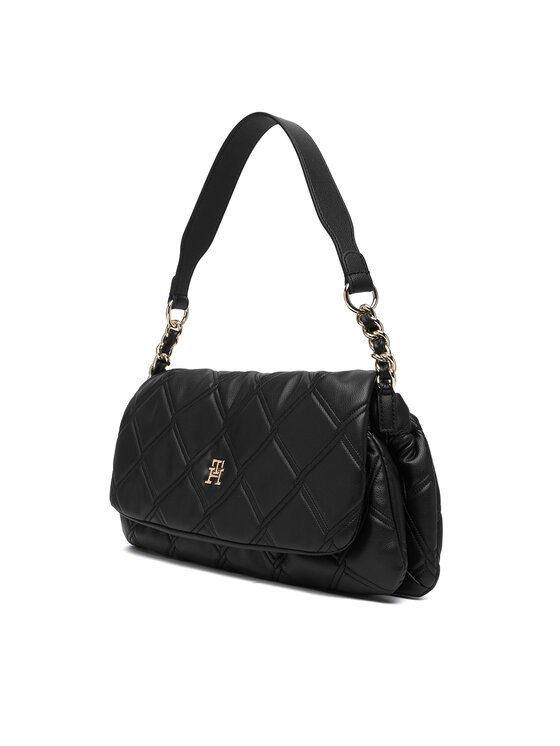 Tommy Hilfiger Kabelka Tommy Hilfiger Th Feminine Shoulder Bag AW0AW18717 Čierna