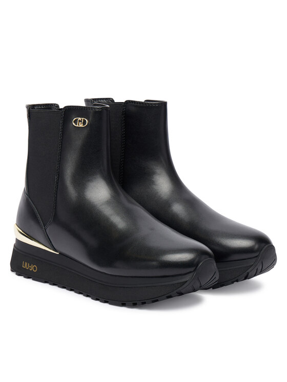 Liu Jo Jātnieku stila puszābaki Liu Jo Maxi Wonder 95 BF5001 PX241 Melns