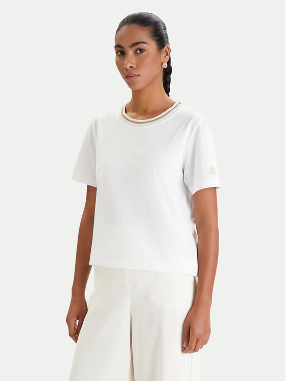 Luisa Spagnoli Luisa Spagnoli Camiseta Balearica 543152 Blanco Regular Fit