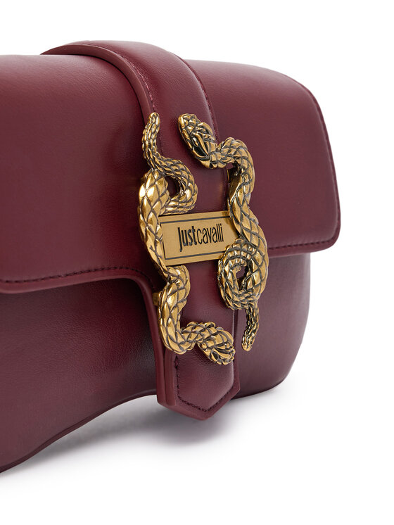 Just Cavalli Rankinė Just Cavalli Iconic Snakes 81RA4BA7 ZSA89 Tamsiai raudona