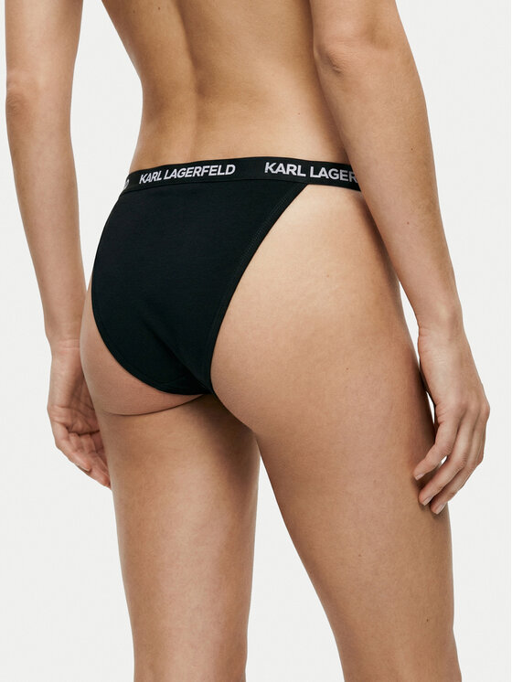 KARL LAGERFELD KARL LAGERFELD Conjunto de bragas brasileñas B1W47032 Negro