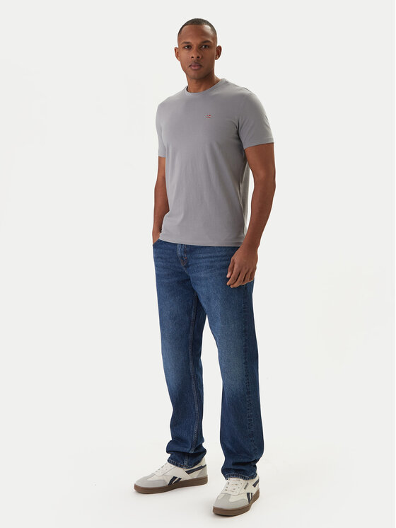 Napapijri Napapijri Camiseta Salis NP0A4H8D Gris Regular Fit