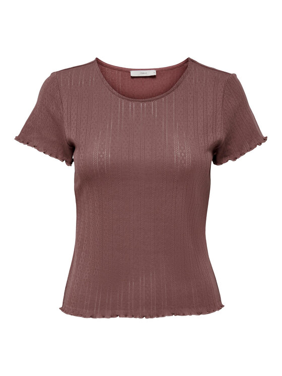 ONLY ONLY Póló Carlotta 15256154 Rózsaszín Tight Fit