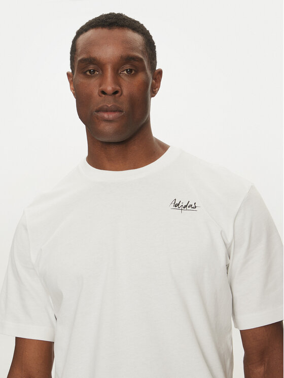 adidas adidas Футболка Lounge Still Life Bowl Graphic JJ3962 Білий Regular Fit