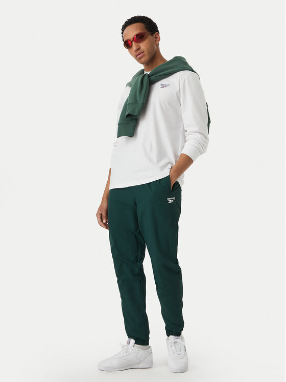 Reebok Reebok Melegítő alsó Mieszko RK25722CCM Sötétzöld Regular Fit